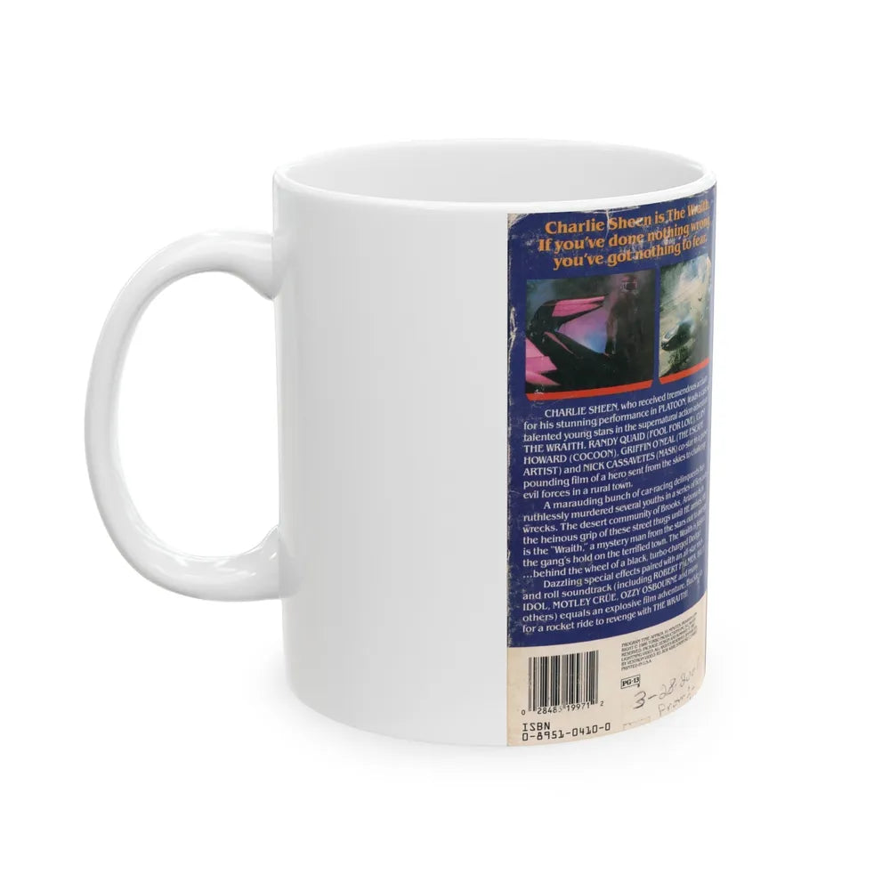 WRAITH (VHS COVER) - White Coffee Mug-Go Mug Yourself