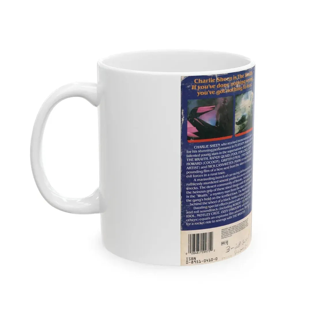 WRAITH (VHS COVER) - White Coffee Mug - Go Mug Yourself