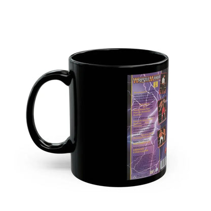 WRESTLEMANIA 1 (VHS COVER) - Black Coffee Mug - Go Mug Yourself