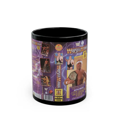 WRESTLEMANIA 2 (VHS COVER) - Black Coffee Mug 11oz - Go Mug Yourself