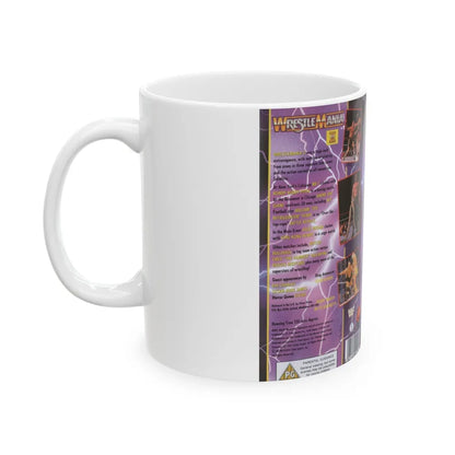 WRESTLEMANIA 2 (VHS COVER) - White Coffee Mug-Go Mug Yourself