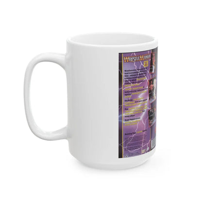 WRESTLEMANIA 3 (VHS COVER) - White Coffee Mug-Go Mug Yourself