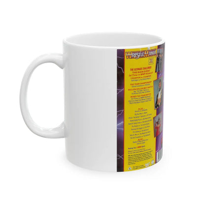 WRESTLEMANIA 6 (VHS COVER) - White Coffee Mug-Go Mug Yourself