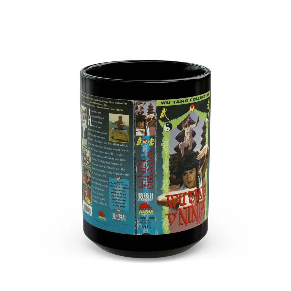 WU TANG NING (VHS COVER) - Black Coffee Mug-15oz-Go Mug Yourself