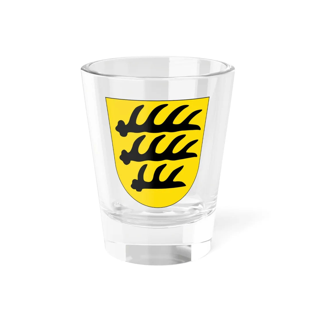 Wuerttemberg Arms (Germany) (Coat of Arms) Shot Glass 1.5oz 1.5oz - Go Mug Yourself