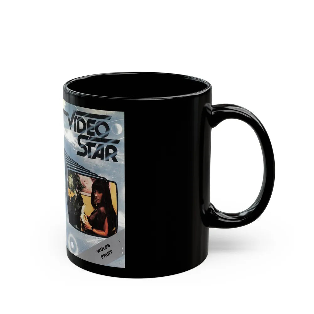 WULPS FRUIT (VHS COVER) - Black Coffee Mug-Go Mug Yourself