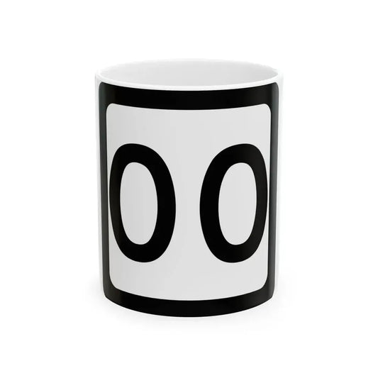 WV-00 template (Virginia) (Road Sign) White Coffee Mug 11oz - Go Mug Yourself