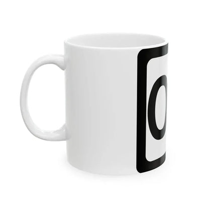WV-00 template (Virginia) (Road Sign) White Coffee Mug - Go Mug Yourself