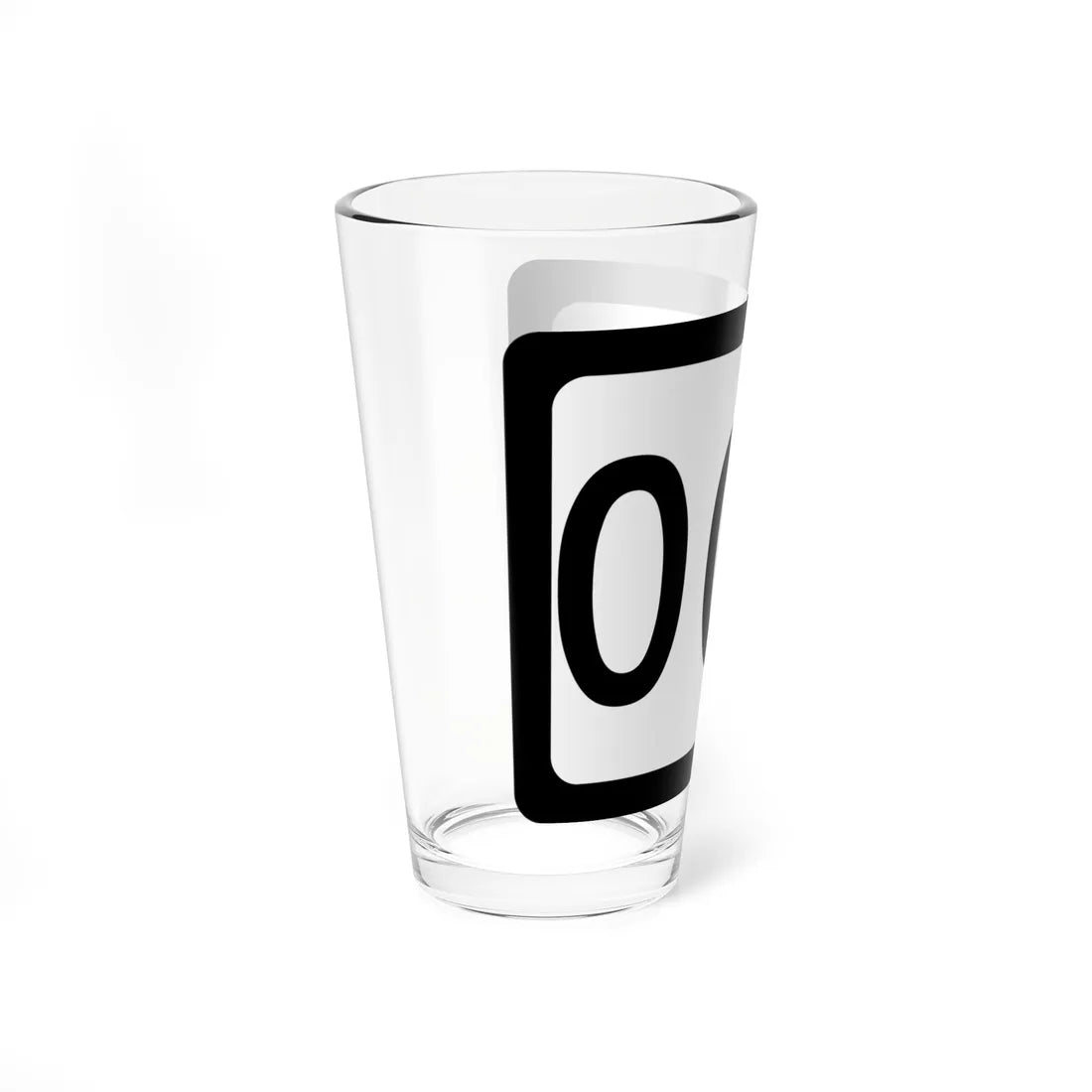 WV-000 template (Virginia) (Road Sign) Pint Glss 16oz - Go Mug Yourself