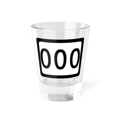 WV-000 template (Virginia) (Road Sign) Shot Glass 1.5oz 1.5oz - Go Mug Yourself