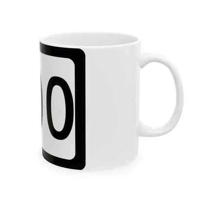 WV-000 template (Virginia) (Road Sign) White Coffee Mug - Go Mug Yourself