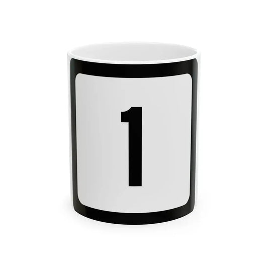 WV-1 (Virginia) (Road Sign) White Coffee Mug 11oz - Go Mug Yourself