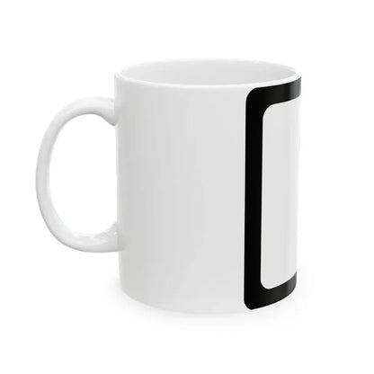 WV-1 (Virginia) (Road Sign) White Coffee Mug - Go Mug Yourself