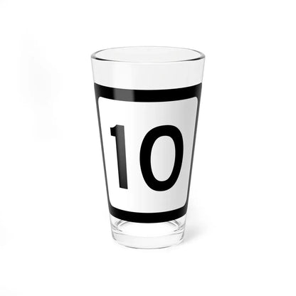 WV-10 (Virginia) (Road Sign) Pint Glass 16oz 16oz - Go Mug Yourself