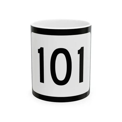 WV-101 (Virginia) (Road Sign) White Coffee Mug 11oz - Go Mug Yourself