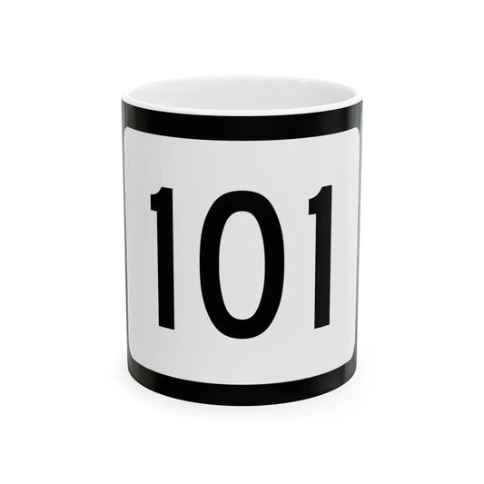 WV-101 (Virginia) (Road Sign) White Coffee Mug 11oz - Go Mug Yourself