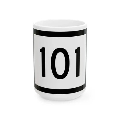 WV-101 (Virginia) (Road Sign) White Coffee Mug 15oz - Go Mug Yourself