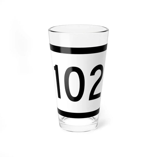 WV-102 (Virginia) (Road Sign) Pint Glass 16oz 16oz - Go Mug Yourself