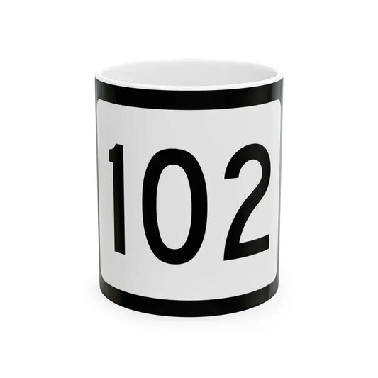 WV-102 (Virginia) (Road Sign) White Coffee Mug 11oz - Go Mug Yourself