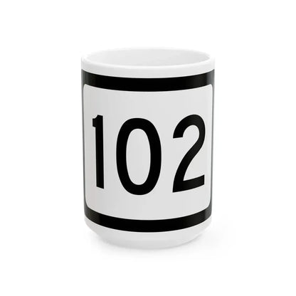 WV-102 (Virginia) (Road Sign) White Coffee Mug 15oz - Go Mug Yourself