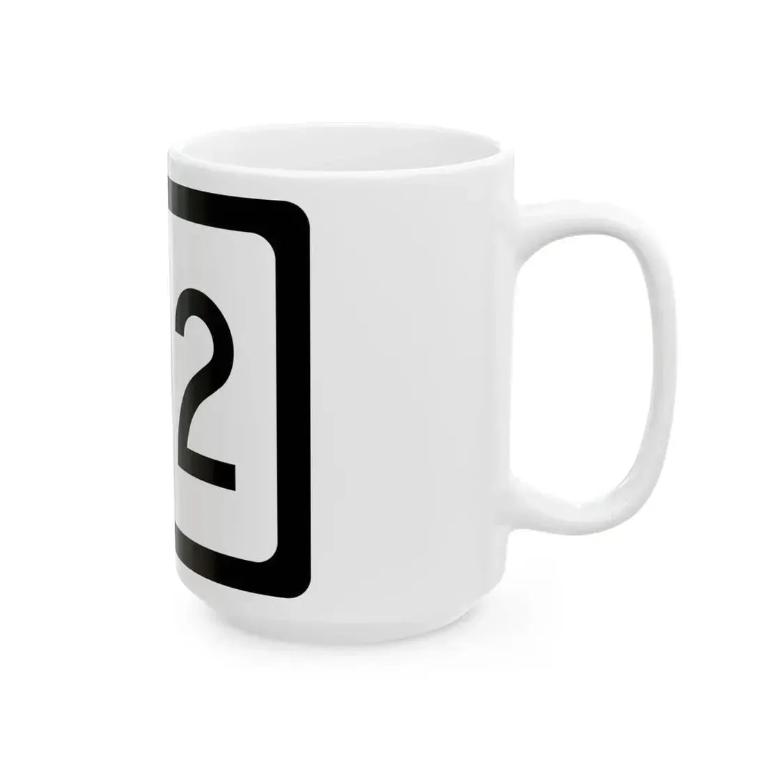 WV-102 (Virginia) (Road Sign) White Coffee Mug - Go Mug Yourself