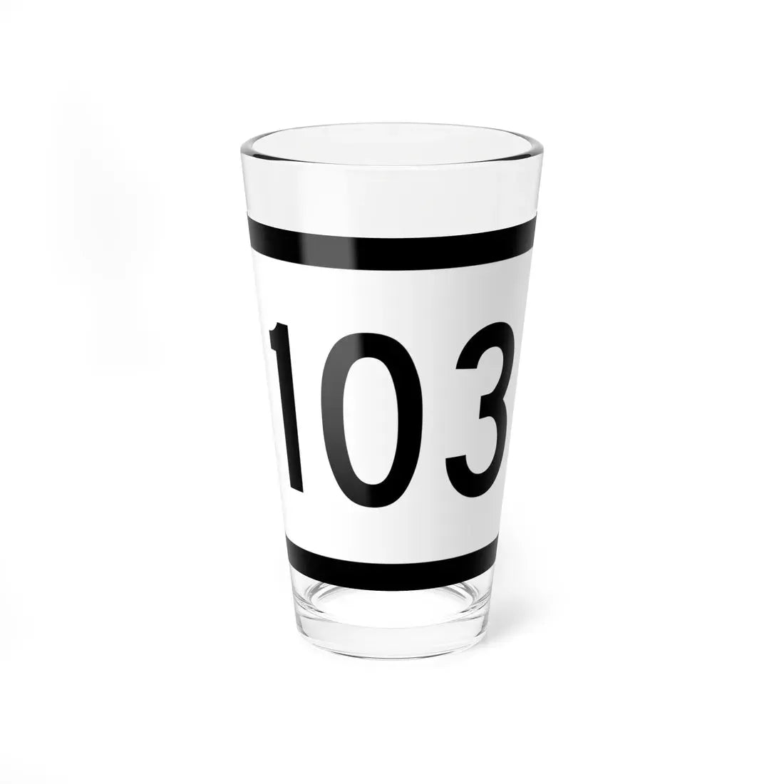 WV-103 (Virginia) (Road Sign) Pint Glass 16oz 16oz - Go Mug Yourself