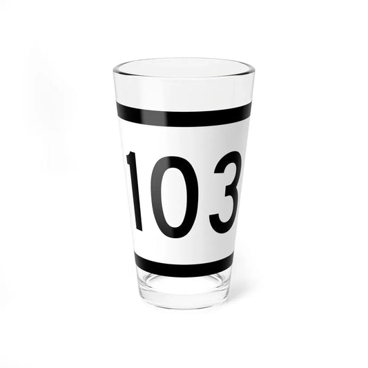 WV-103 (Virginia) (Road Sign) Pint Glass 16oz 16oz - Go Mug Yourself