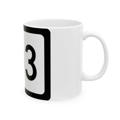 WV-103 (Virginia) (Road Sign) White Coffee Mug - Go Mug Yourself