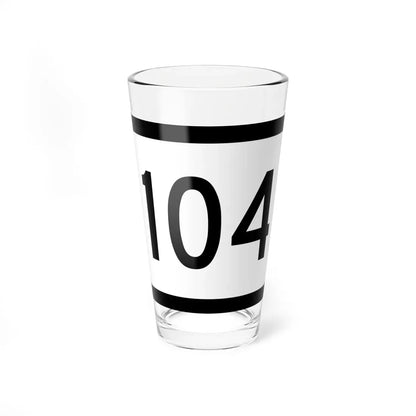 WV-104 (Virginia) (Road Sign) Pint Glass 16oz 16oz - Go Mug Yourself