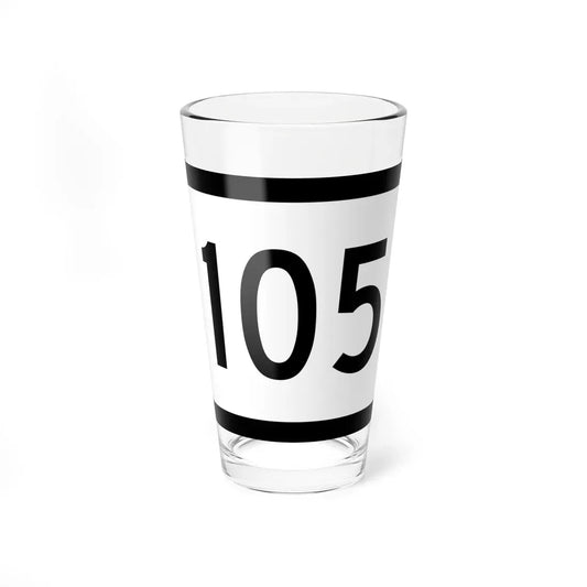 WV-105 (Virginia) (Road Sign) Pint Glass 16oz 16oz - Go Mug Yourself