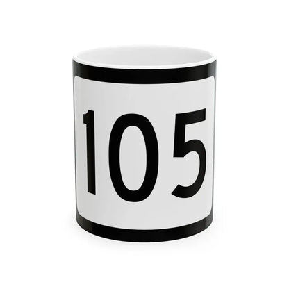 WV-105 (Virginia) (Road Sign) White Coffee Mug 11oz - Go Mug Yourself