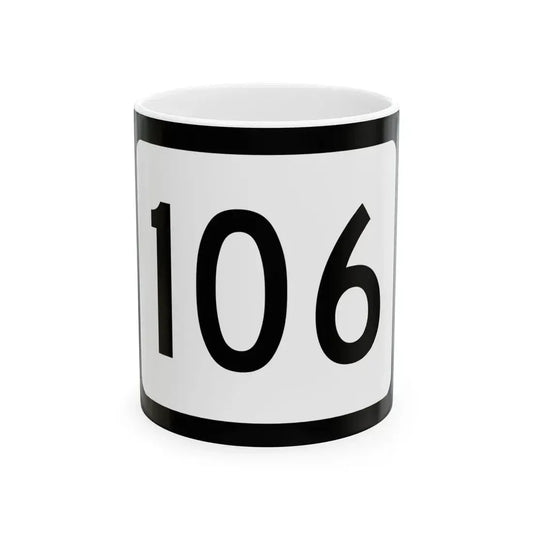 WV-106 (Virginia) (Road Sign) White Coffee Mug 11oz - Go Mug Yourself
