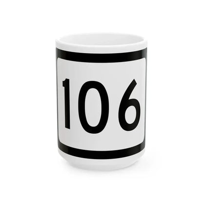 WV-106 (Virginia) (Road Sign) White Coffee Mug 15oz - Go Mug Yourself