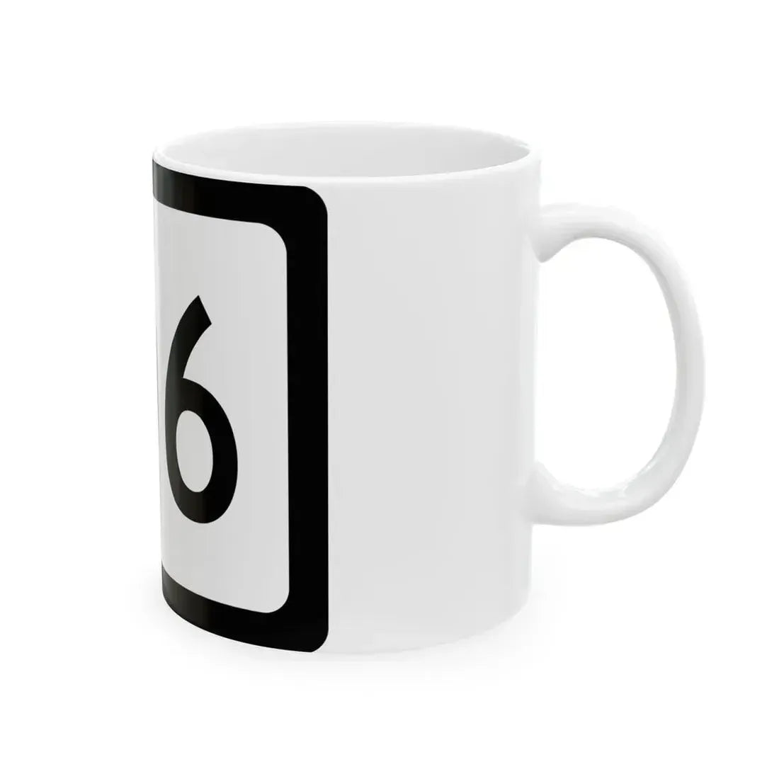 WV-106 (Virginia) (Road Sign) White Coffee Mug - Go Mug Yourself