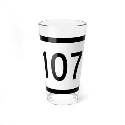 WV-107 (Virginia) (Road Sign) Pint Glass 16oz 16oz - Go Mug Yourself