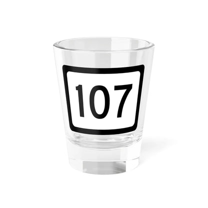 WV-107 (Virginia) (Road Sign) Shot Glass 1.5oz 1.5oz - Go Mug Yourself
