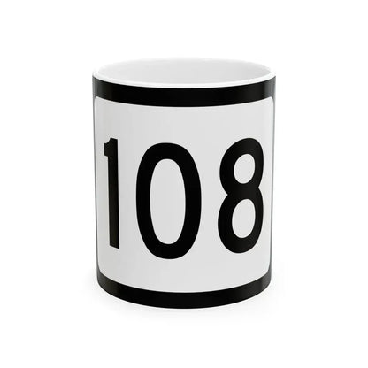 WV-108 (Virginia) (Road Sign) White Coffee Mug 11oz - Go Mug Yourself