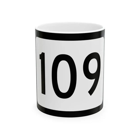 WV-109 (Virginia) (Road Sign) White Coffee Mug 11oz - Go Mug Yourself