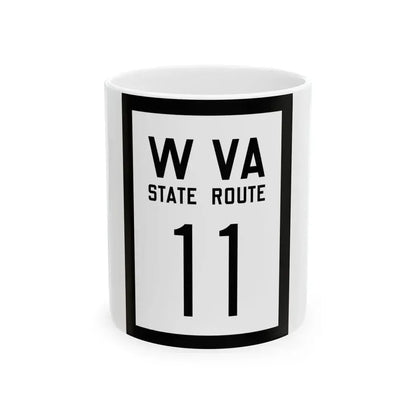 WV-11 1922 (Virginia) (Road Sign) White Coffee Mug 11oz - Go Mug Yourself