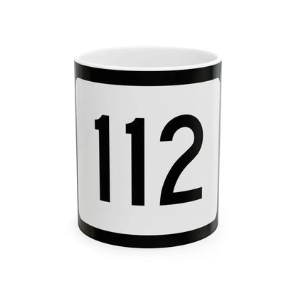 WV-112 (Virginia) (Road Sign) White Coffee Mug 11oz - Go Mug Yourself