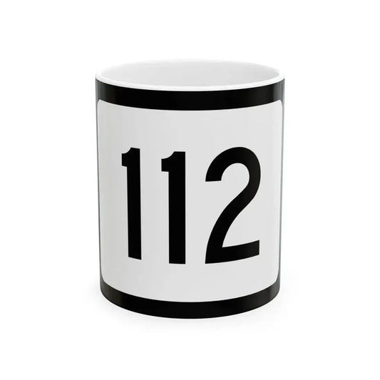 WV-112 (Virginia) (Road Sign) White Coffee Mug 11oz - Go Mug Yourself
