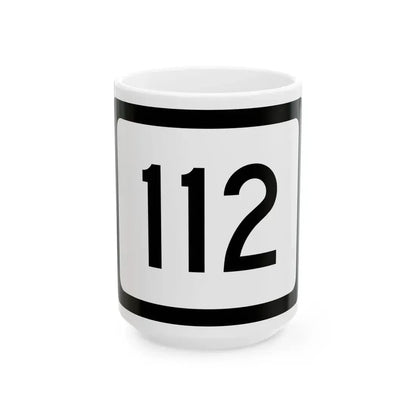WV-112 (Virginia) (Road Sign) White Coffee Mug 15oz - Go Mug Yourself