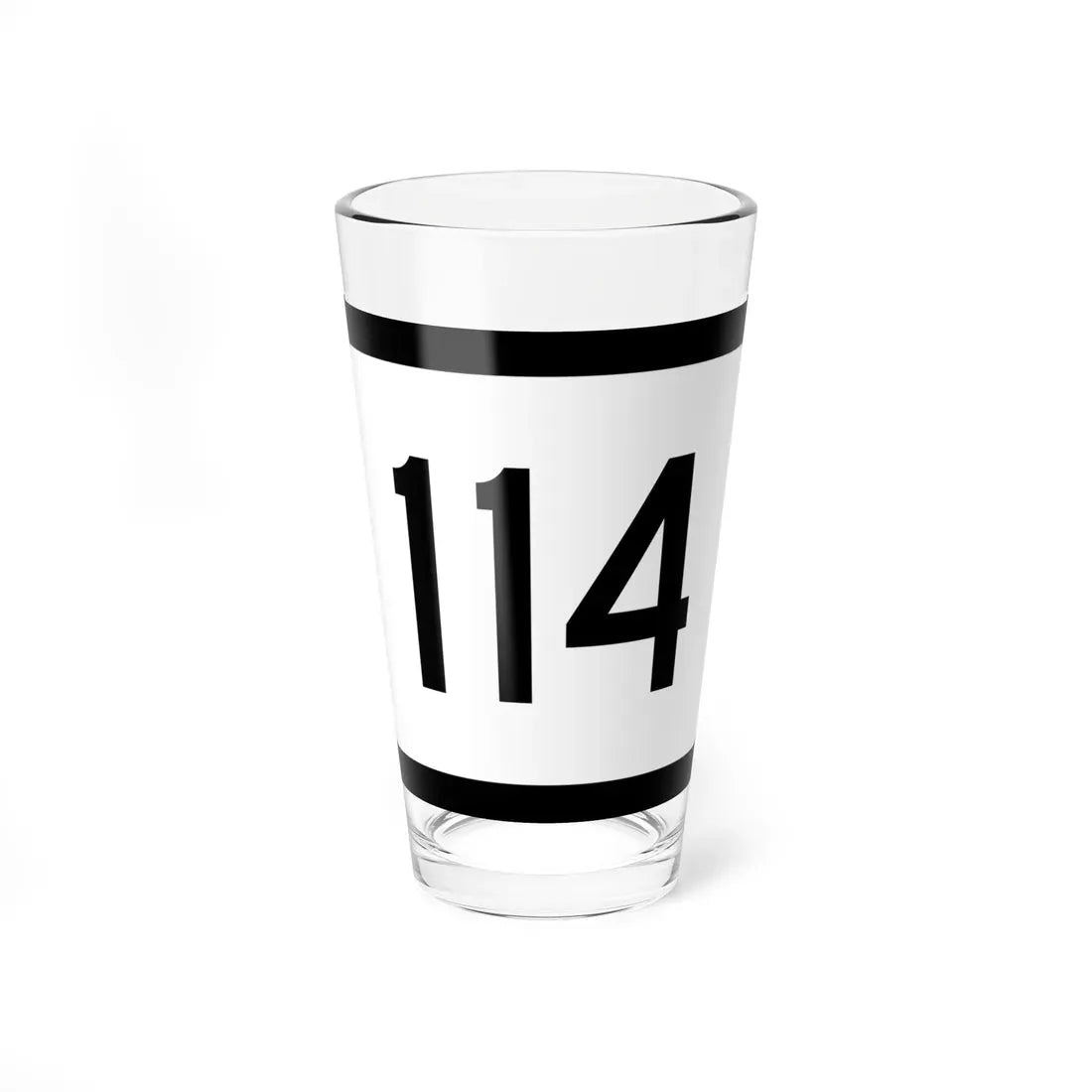 WV-114 (Virginia) (Road Sign) Pint Glass 16oz 16oz - Go Mug Yourself