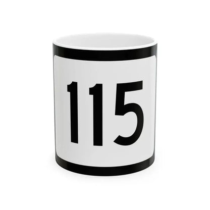WV-115 (Virginia) (Road Sign) White Coffee Mug 11oz - Go Mug Yourself
