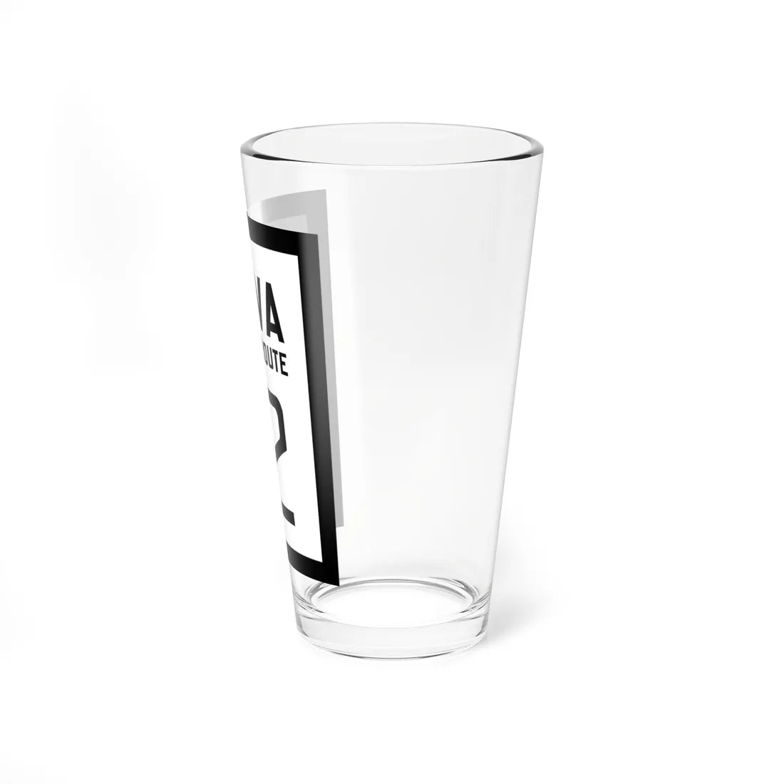 WV-12 1922 (Virginia) (Road Sign) Pint Glss 16oz - Go Mug Yourself