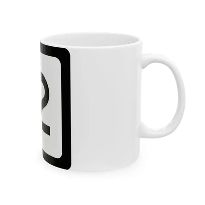 WV-12 (Virginia) (Road Sign) White Coffee Mug - Go Mug Yourself