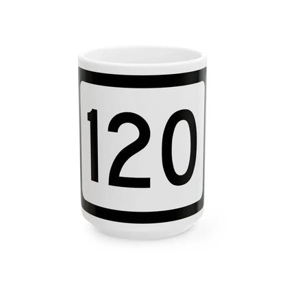 WV-120 (Virginia) (Road Sign) White Coffee Mug 15oz - Go Mug Yourself