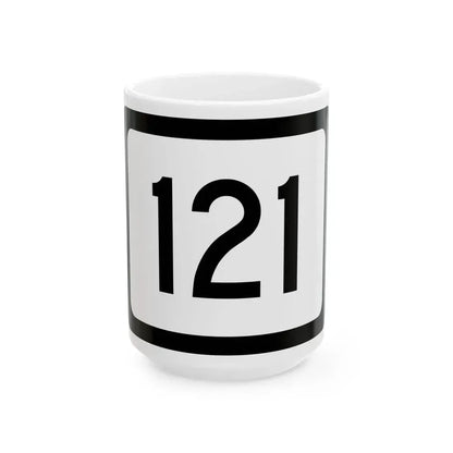 WV-121 (Virginia) (Road Sign) White Coffee Mug 15oz - Go Mug Yourself