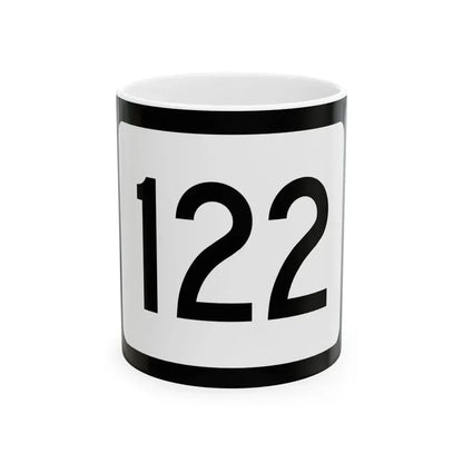 WV-122 (Virginia) (Road Sign) White Coffee Mug 11oz - Go Mug Yourself