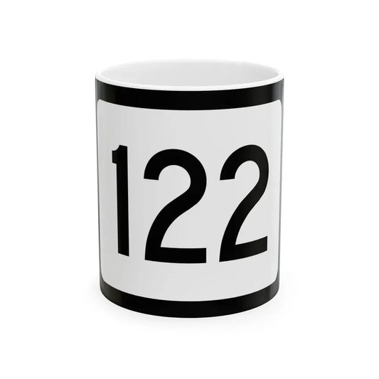 WV-122 (Virginia) (Road Sign) White Coffee Mug 11oz - Go Mug Yourself